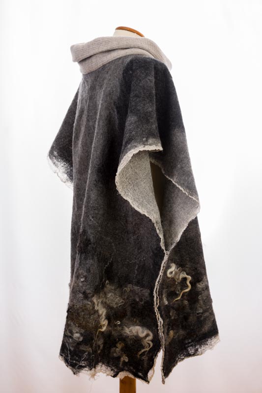 Merino wool Poncho